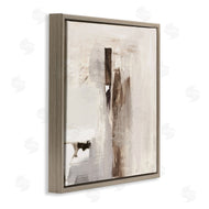 Susan Jill | Off-White with Brown Streaks