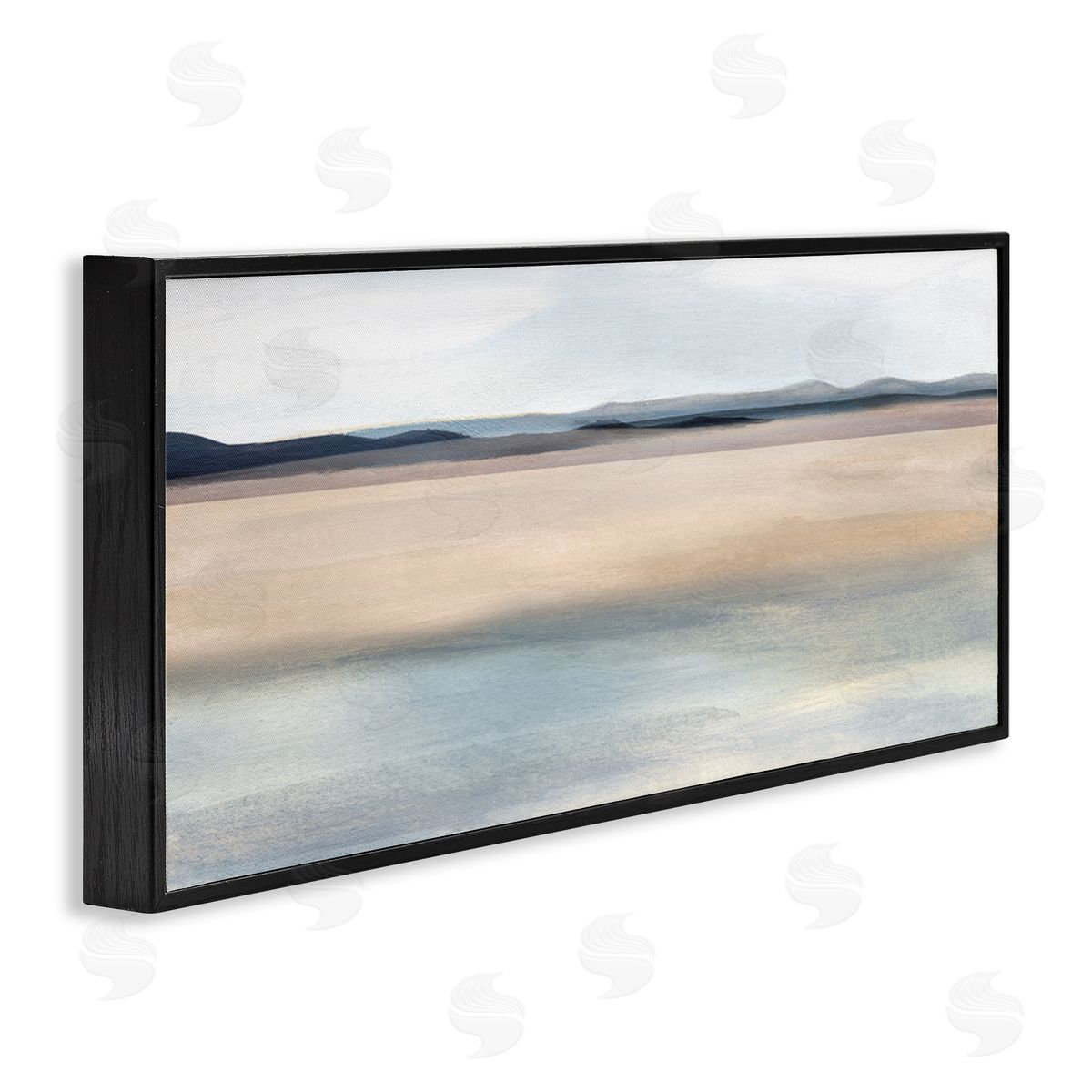 Fading Ombre Landscape Black Frame Print Wall Art, Home Decor by Charity Henderson