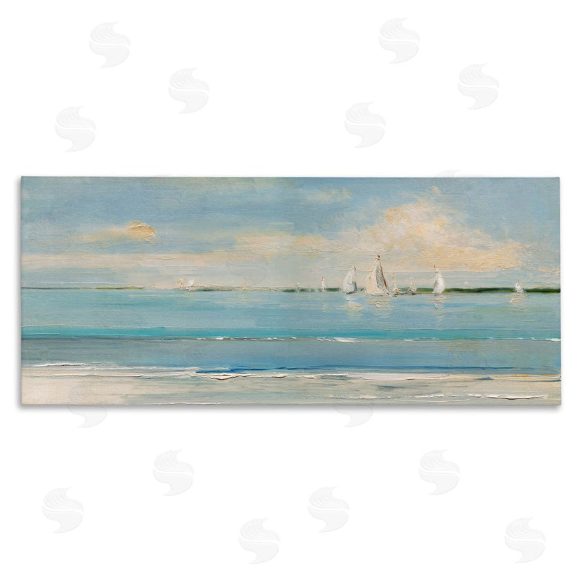 Sally Swatland | Distant Painterly Sailboats