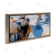 Porter Hastings | Heron with Abstract Splatter