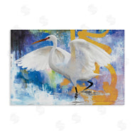 Porter Hastings | Egret & Abstract Splash