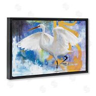 Porter Hastings | Egret & Abstract Splash