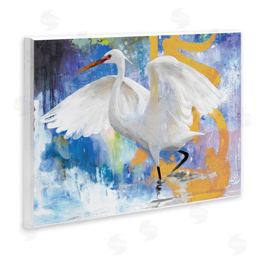 Porter Hastings | Egret & Abstract Splash