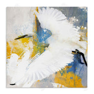 Porter Hastings | Modern Egret in Flight