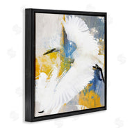 Porter Hastings | Modern Egret in Flight