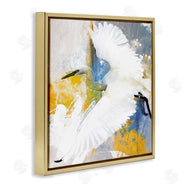 Porter Hastings | Modern Egret in Flight