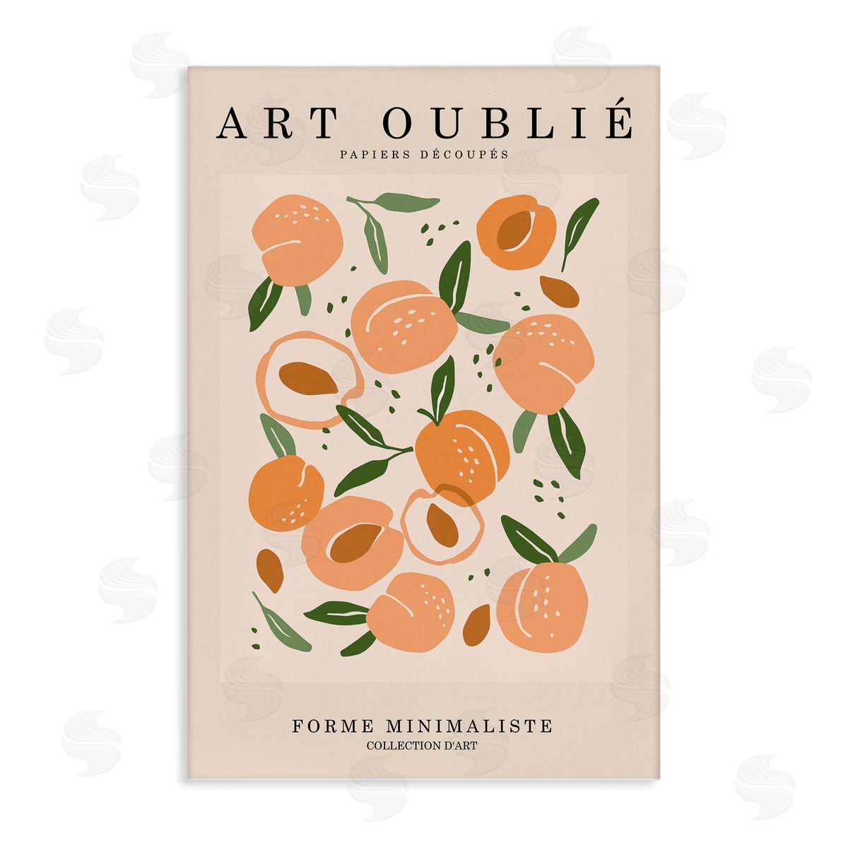 Peaches Gallery Poster Canvas Wall Art, Home Decor by Incado