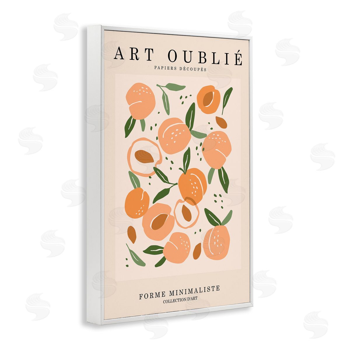 Peaches Gallery Poster White Frame Print Wall Art, Home Decor by Incado