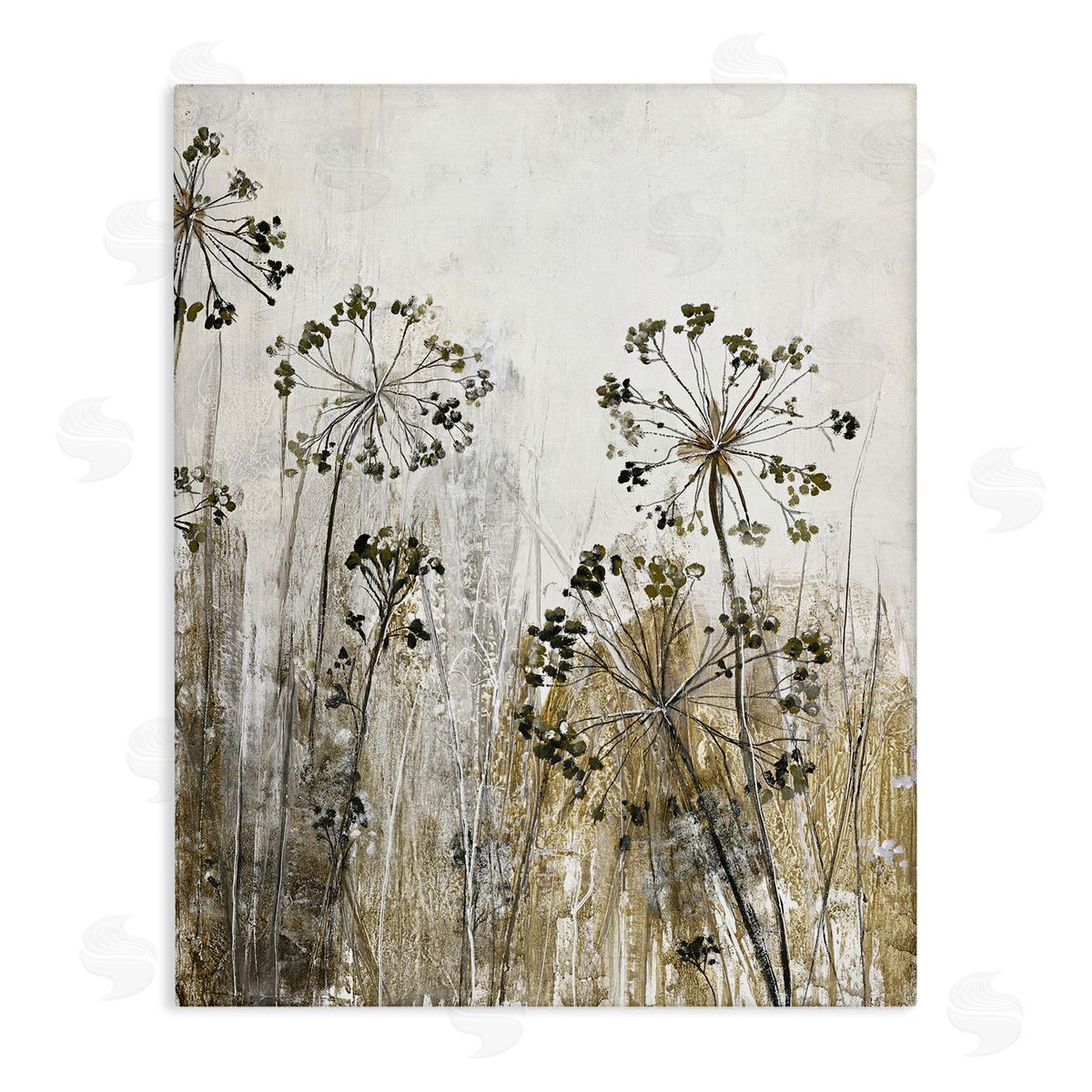 Daffodil Silhouettes Meadow Canvas Wall Art, Home Decor by Design Fabrikken