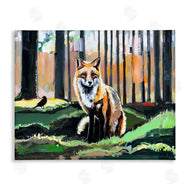 Adam Swanson | Fox in Forest Trees