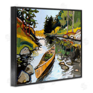 Adam Swanson | Canoe Through River