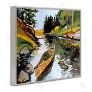 Adam Swanson | Canoe Through River