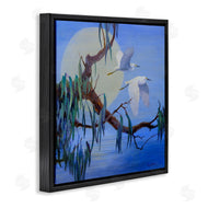 Floy Zittin | Shining Moon & Birds