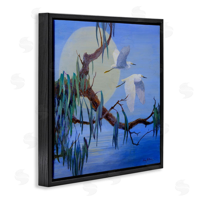 Floy Zittin | Shining Moon & Birds