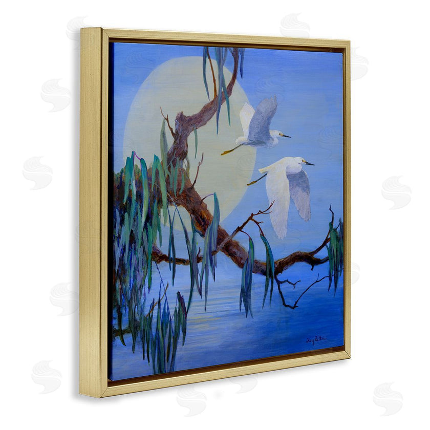 Floy Zittin | Shining Moon & Birds