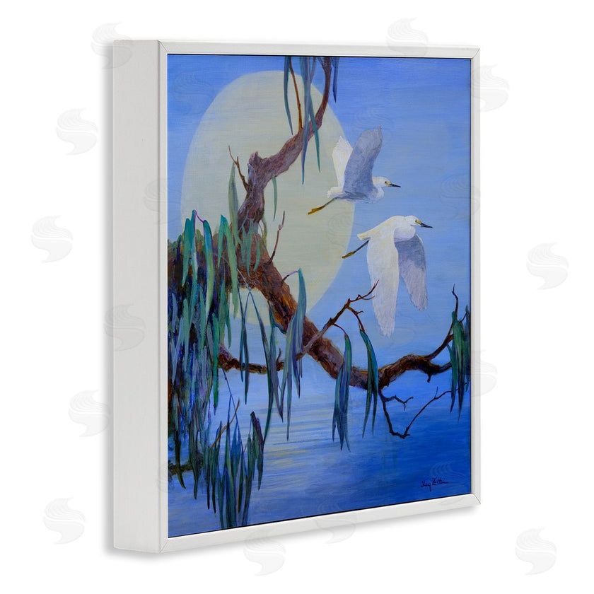 Floy Zittin | Shining Moon & Birds