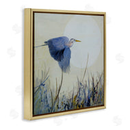 Floy Zittin | Full Moon & Heron
