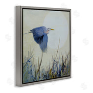 Floy Zittin | Full Moon & Heron