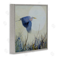 Floy Zittin | Full Moon & Heron