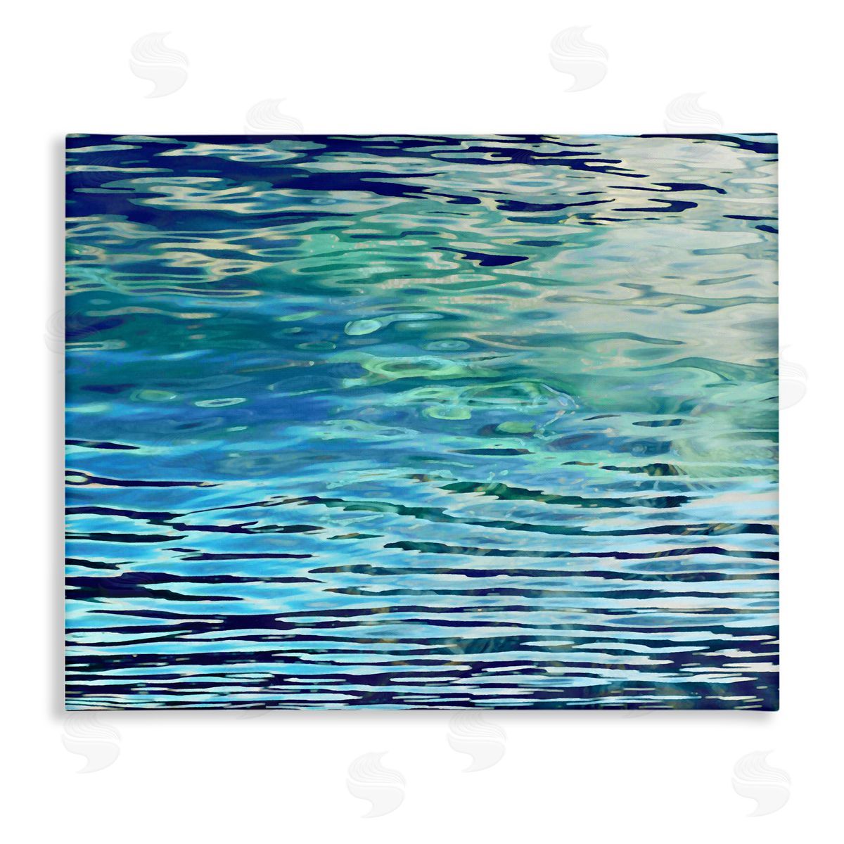 Sunlit Sea Ripples Canvas Wall Art, Home Decor by Michael Barrett