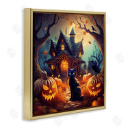 Alina Georgescu | Haunted House & Black Cat