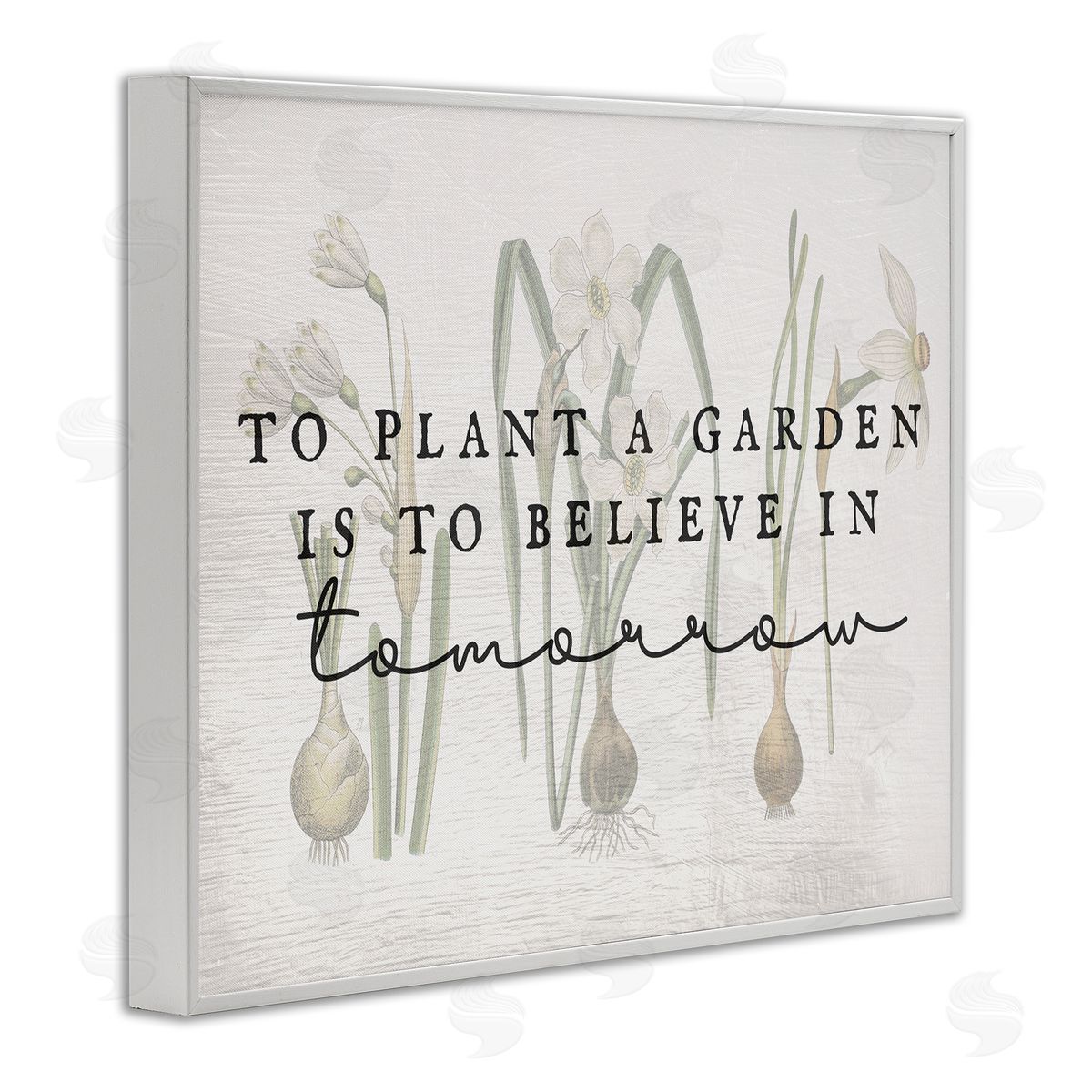 Believe in Tomorrow Inspiring White Frame Print Wall Art, Home Decor by Stupell Studio