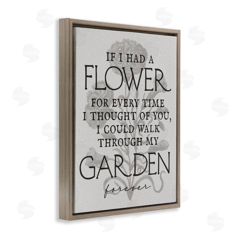 Stupell Studio | Romantic Garden Phrase