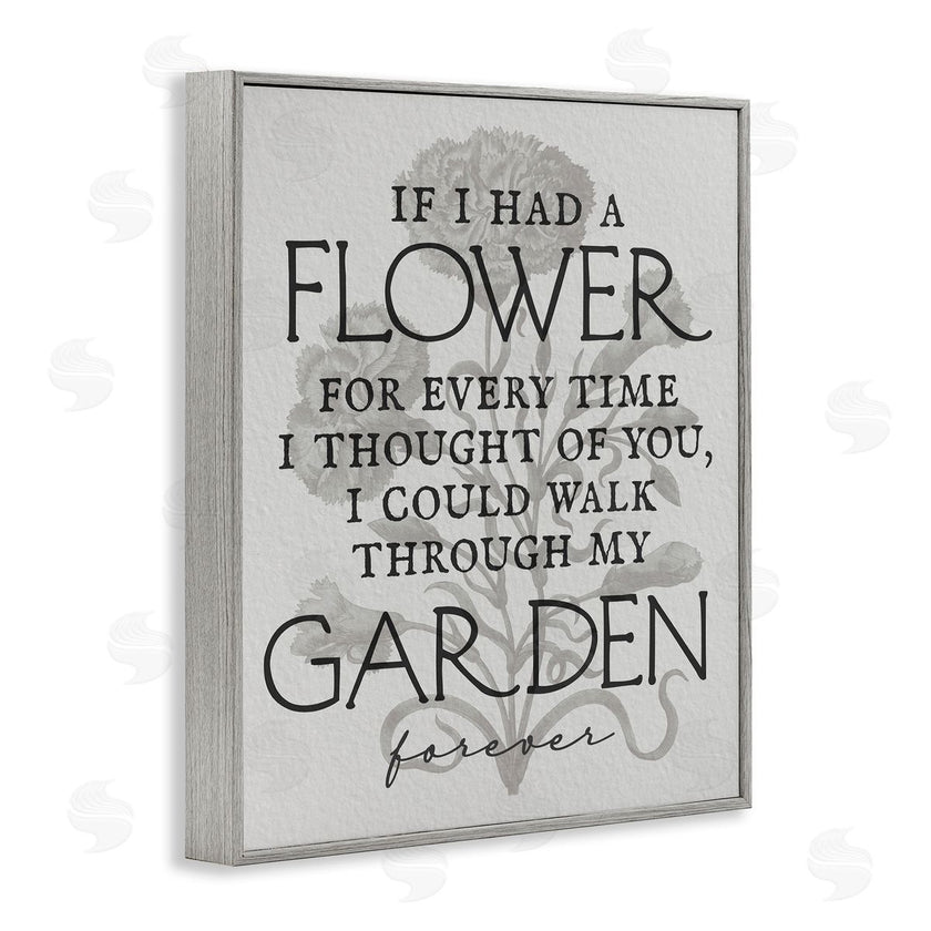 Stupell Studio | Romantic Garden Phrase