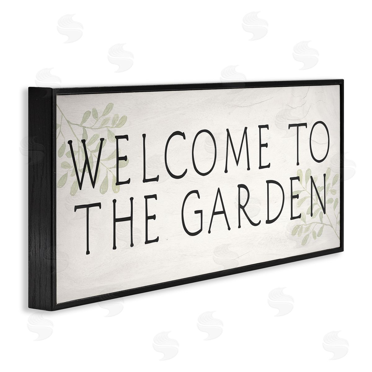Vintage Welcome Gardener Black Frame Print Wall Art, Home Decor by Stupell Studio