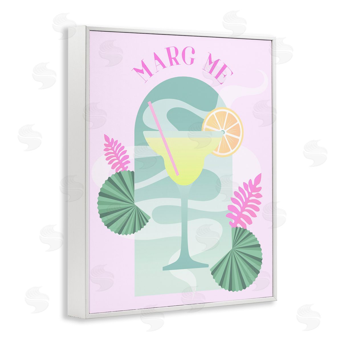 Marg Me Phrase White Frame Print Wall Art, Home Decor by Stupell Studio
