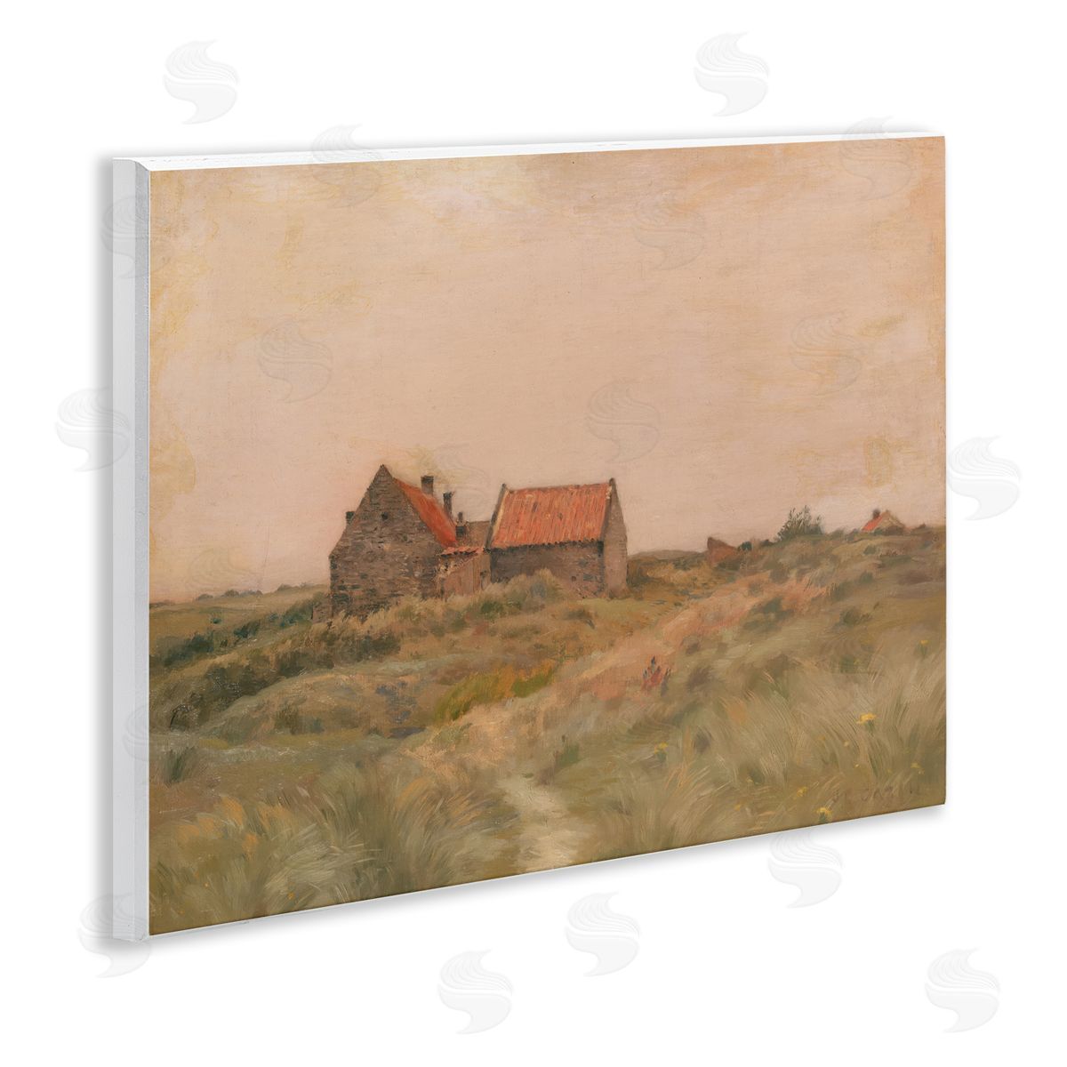 Cottage on October Day Wood Plaque Wall Art, Home Decor by Stupell Studio