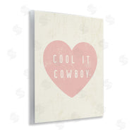 Stupell Studio | Cool It Cowboy Heart