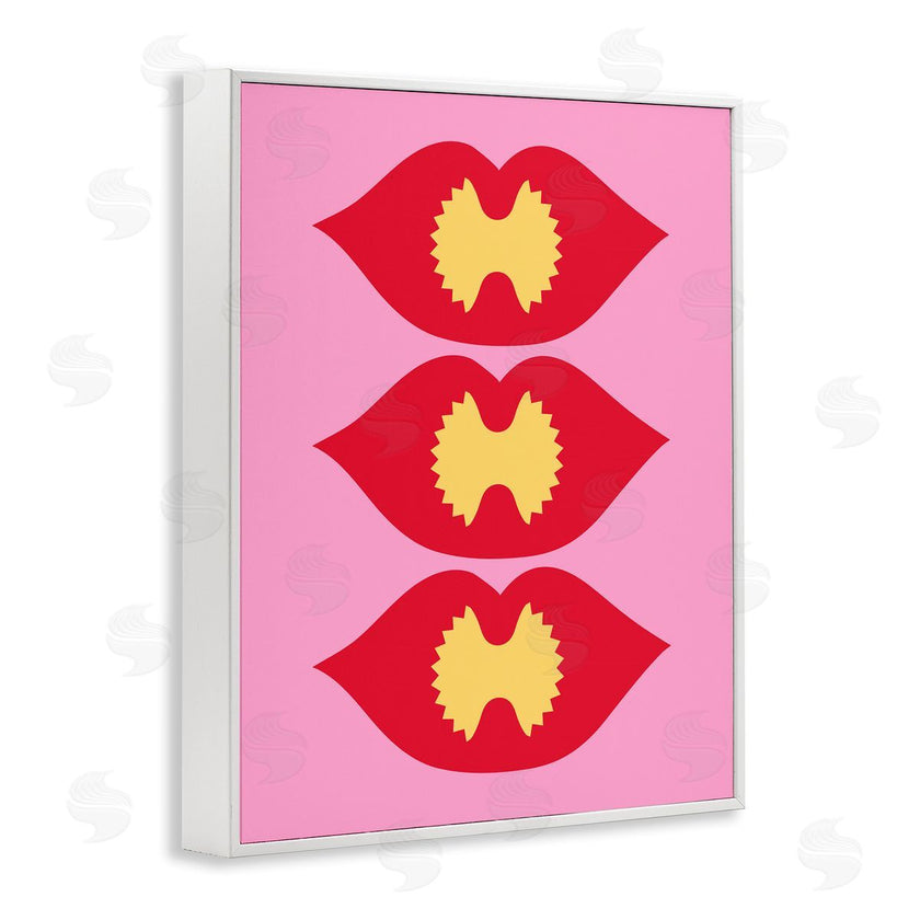 Stupell Studio | Lips & Bowtie Pasta