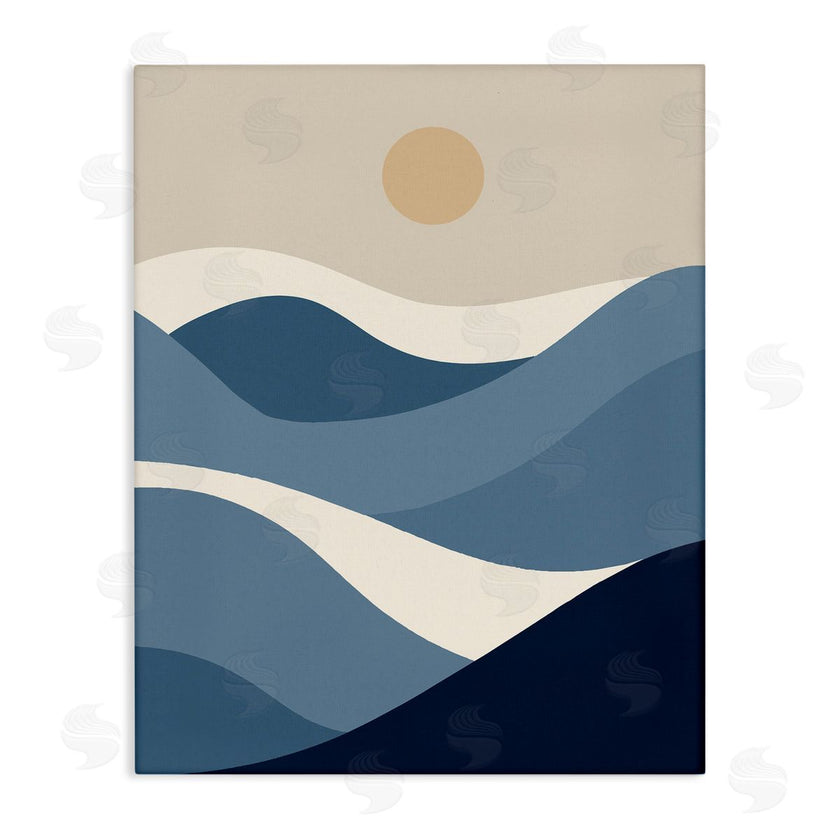 Stupell Studio | Moon over Blue Hills