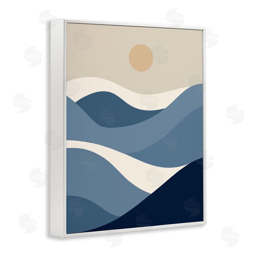 Stupell Studio | Moon over Blue Hills