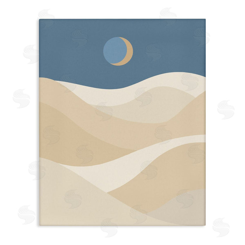 Stupell Studio | Crescent Moon over Dunes
