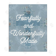 Stupell Studio | Wonderfully Made Floral Cross