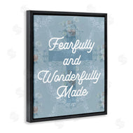 Stupell Studio | Wonderfully Made Floral Cross