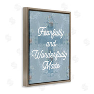 Stupell Studio | Wonderfully Made Floral Cross
