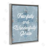 Stupell Studio | Wonderfully Made Floral Cross