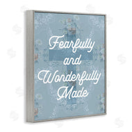Stupell Studio | Wonderfully Made Floral Cross
