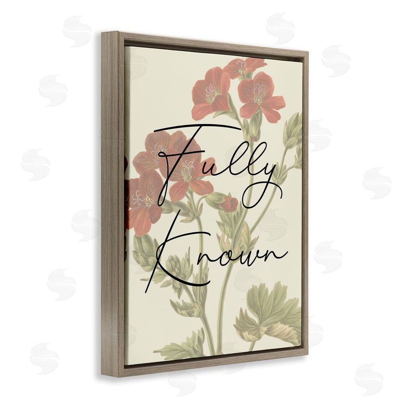 Stupell Studio | Fully Known on Floral