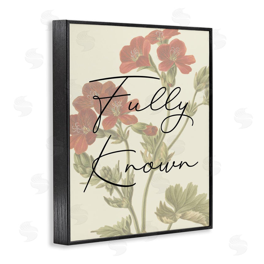 Stupell Studio | Fully Known on Floral