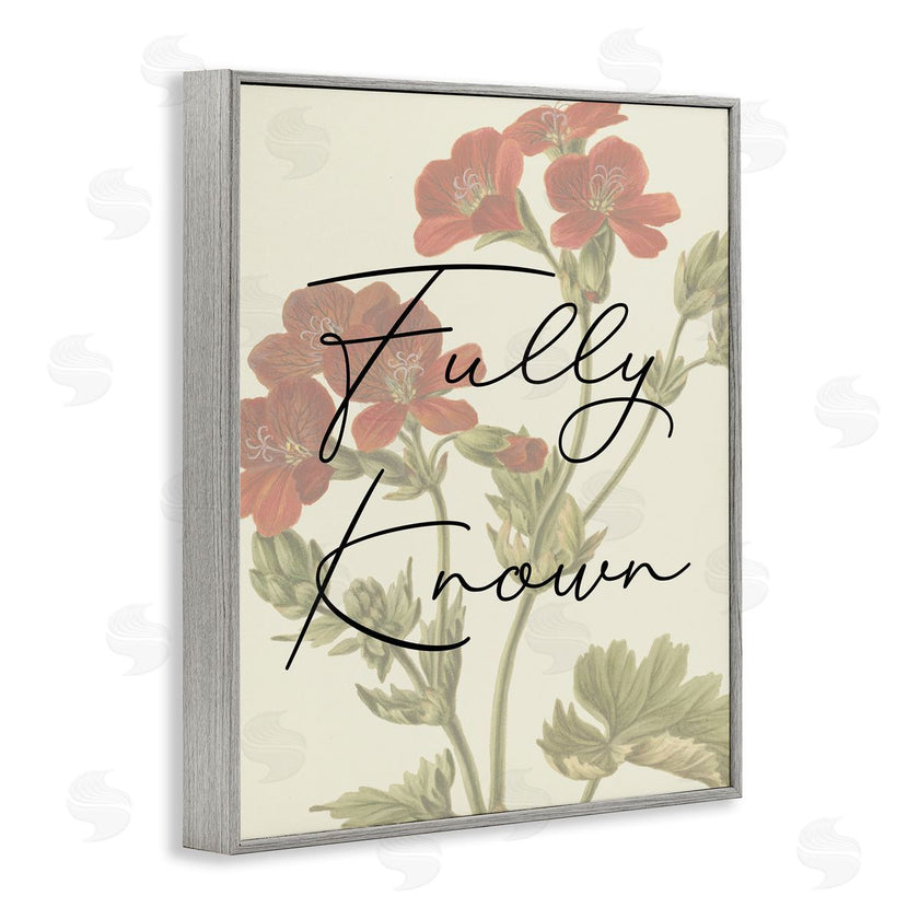 Stupell Studio | Fully Known on Floral