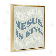 Stupell Studio | Wavy Jesus Is King
