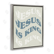 Stupell Studio | Wavy Jesus Is King