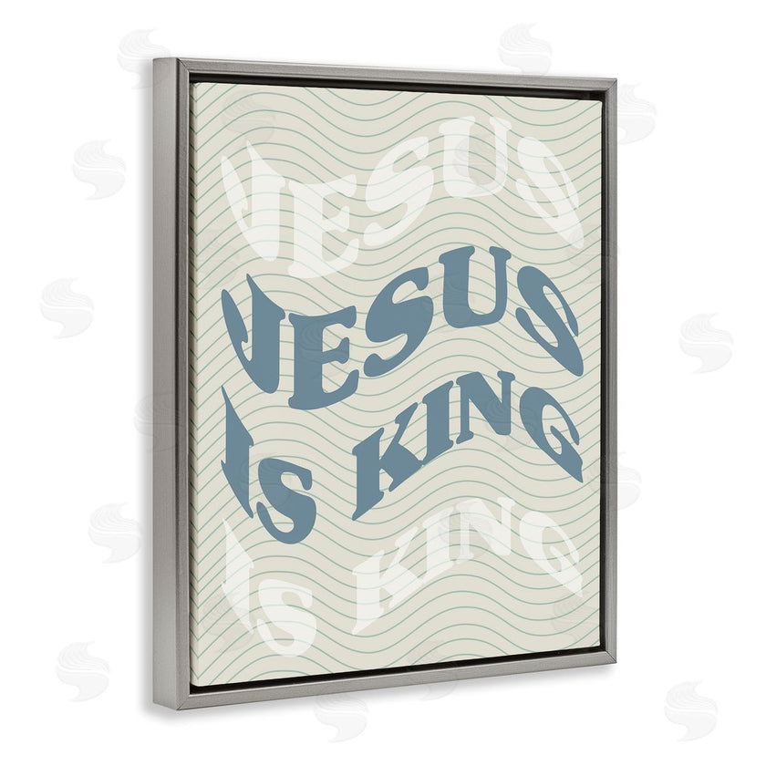Stupell Studio | Wavy Jesus Is King