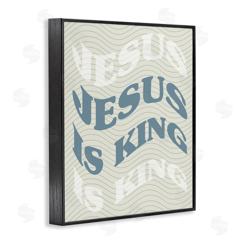 Stupell Studio | Wavy Jesus Is King