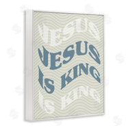 Stupell Studio | Wavy Jesus Is King
