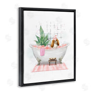 Ziwei Li | Puppy in Bathtub Pastel